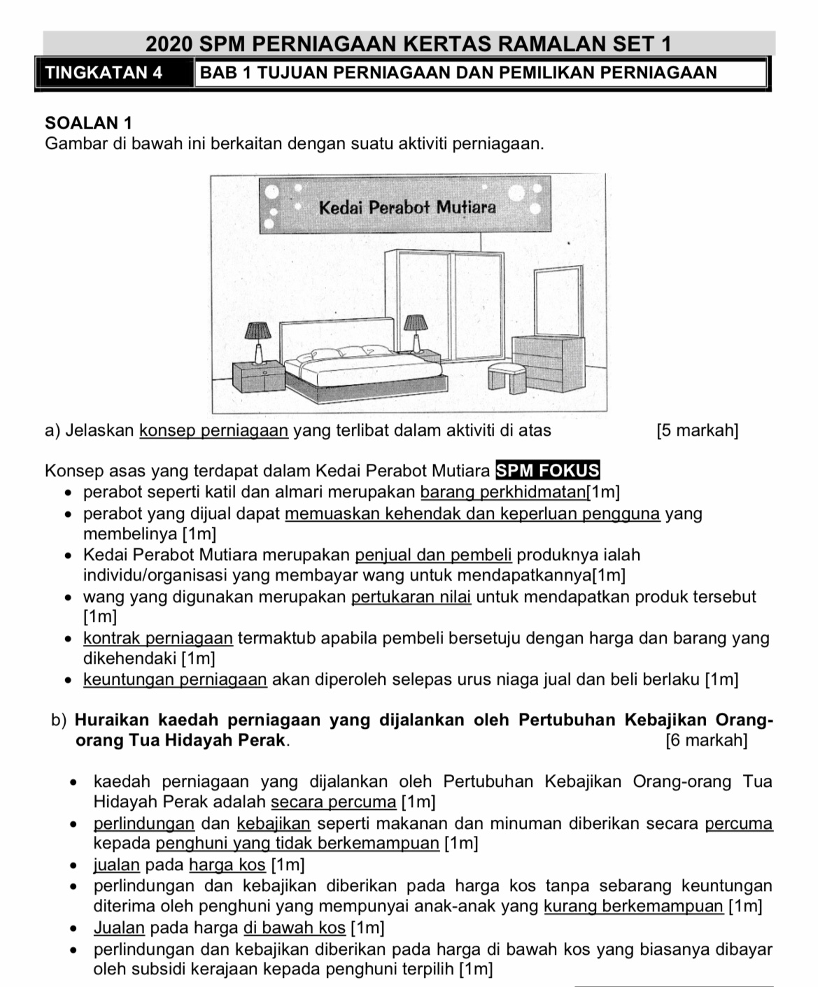 PERNIAGAAN SPM RAMALAN 2020 – TestNote.com